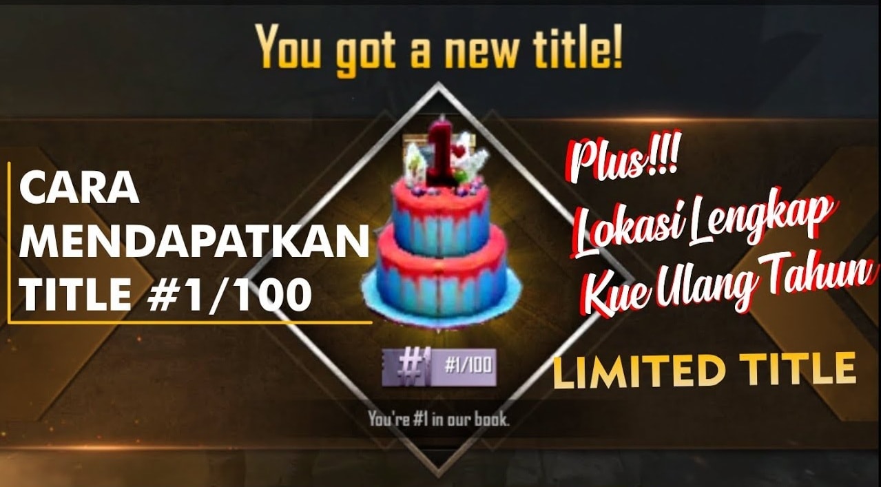 Inilah Lokasi Kue  Ulang Tahun di PUBG Mobile  Season 6 