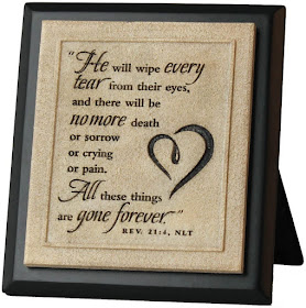 Revelation 21:4 Stone Plaque