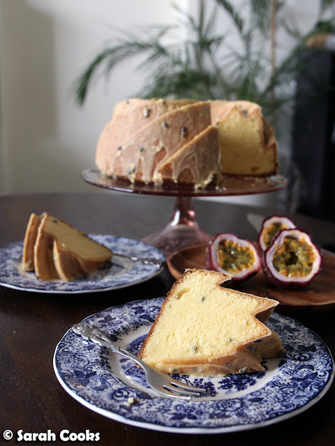 Passionfruit and Sour Cream Bundt Cake