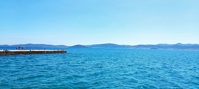 widok z Zadaru na sąsiednie wyspy, Chorwacja, Dalmacja