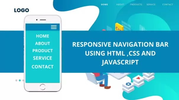 responsive top navigation bar