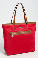 MK Kempton Nylon Tote Large Lacquer 