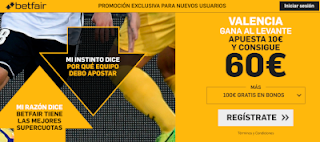 betfair supercuota Valencia gana Levante 14 abril 2019