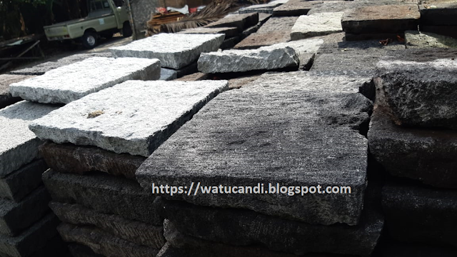 paving batu alam asli batuan alam, terlihat alami natural, bersih dan sejuk di pandang. https://watucandi.blogspot.com hp/wa, 082138108364. Natural Stone Craftsmen for floor tiles and paving blocks in parks and yards.  Mobile / Wa, +62 821-3810-8364 (Sympathy) Paving blocks of lava stone temples, made manually, rough natural flat, look classic art, materials made of genuine rock, similar to the rocks used in building stone temples in Indonesia. Natural nature, natural stone materials, temple stones, are used as paving blocks, tiles and so forth. structured installation will produce beauty in the yard and garden space that is fitted, the original mix of existing stone colors will give an amazing natural impression.  It has a unique character, this rock absorbs water and / or heat from the sun, does not corrode or is eaten by age, is abrasive, has small pores and has white silica spots in it. usually different and tend not to be the same. For example colors, there are several colors including black, white gray, red, reddish brown, and pseudo. Likewise at the level of quartz stone density, there are smooth solid, medium porous, and large porous. The difference in color can also be seen very strikingly if the stone is wet and dry, usually when wet it will look very clear original color on natural stone, on the contrary when the stone is dry, it will look rather pseudo whitish. In addition to the natural look of nature that amazes the user, this stone is also safe to use, not slippery (not slippery). Although during wet conditions in the rain, besides having a flat rough surface, this stone is also able to absorb water on the surface to dry faster (depending on the level of density of the stone).  This rock is widely used in parks and courtyards, temple tourist attractions, footpaths and many other places. very suitable for architectural design decoration in the construction project of hotels, villas, inns, homestays, parks, gardens as footpaths and other inspirational designs. The size of the stone carving / gecrok there are a variety of sizes, including, 30x60x5, 40x40x5, 30x30x5, 20x40x5, 20x20x5 and adjust the size requested by the buyer. How to install natural stone paving blocks also vary, some follow the size of the existing stone and some are designed by yourself, for example made zig-zag, pattern and so on according to taste and desires of adjustment to the space applied.  If you want the item and it is not written in the above, just ask and start ordering at the number below;  Mobile / Wa, +62 821-3810-8364 (Sympathy)  craftsmen of natural stone factories, selling various kinds of natural stone production, ranging from manual pieces, machine pieces, chisels, carved stone art, natural stone ornaments, loster, natural natural rocks, natural stone materials, natural stone custom.  Address; jogja-magelang border (outboard-sleman-yogyakarta)  Ready to supply the needs of natural stone that is needed, adjusting the demand and specifications of the desired goods.  Selling Craftsmen natural stone, +62 821 3810 8364, selling natural stone, black temple factory, selling natural stone in Yogyakarta, selling natural stone vomit, selling natural stone magelang.