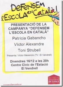 escola encatalà vendrell