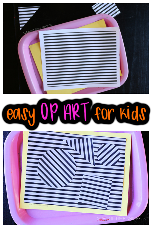 easy op art for kids