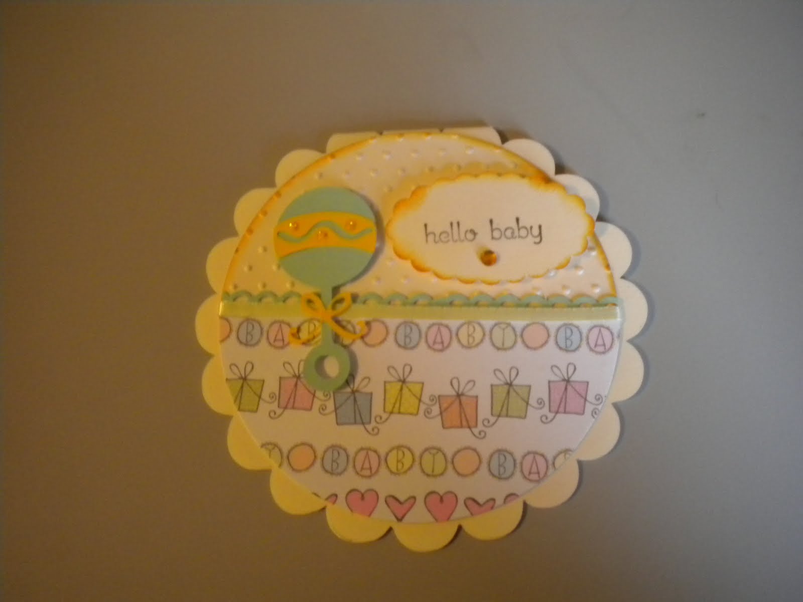 Tina's Scrap Corner: 1st Card-New Blog-Card a Day Blog