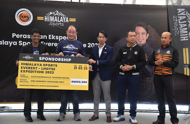 Himalaya Sports Everest Lhotse Expedition 2023, world fourteen highest peaks, YB Adam Adli, Ravi Everest, Himalaya Sports, Himalayan salt Candy,