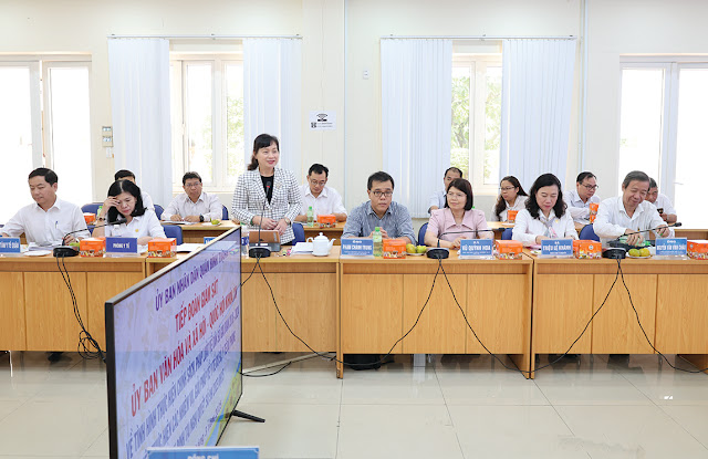Đồng chí Nguyễn Hoàng Mai phát biểu kết luận hội nghị. (Ảnh: MH) Đồng chí Nguyễn Hoàng Mai phát biểu kết luận hội nghị. (Ảnh: MH)