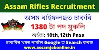 Assam Rifles Recruitment