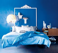 blue bedroom decoration idea