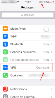 VPN iPod Touch connexion VPN