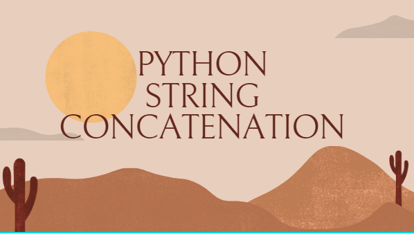 Python string concatenation