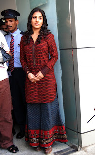 Vidya Balan at a film promotion