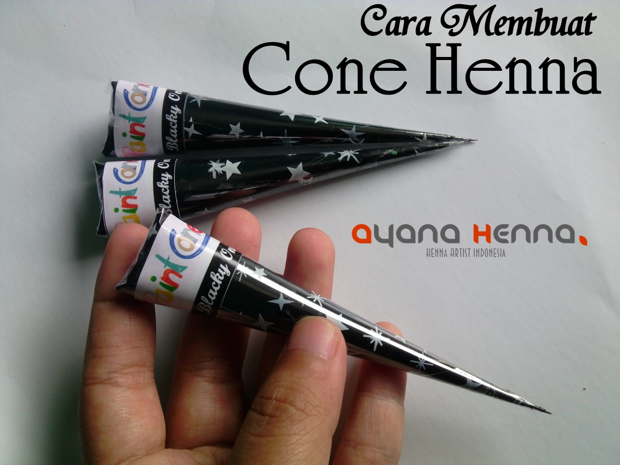 5 Langkah Mudah Membuat Cone Henna Ayana Henna