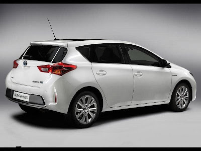  Toyota Auris model year 2013 From the inside