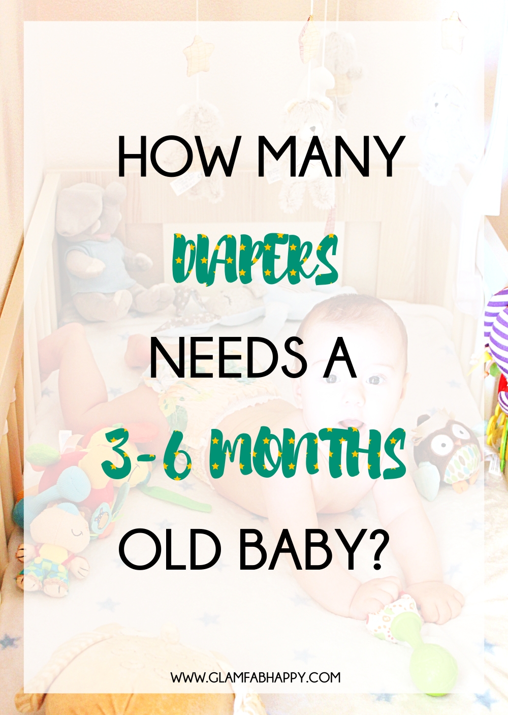 how many dipers/nappies needs a 3-6 months old baby; new mom baby essentials checklist