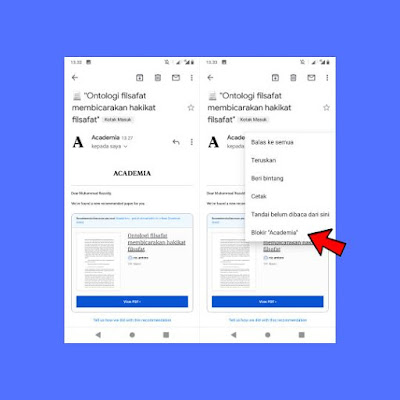 Cara Berhenti Berlangganan Email Academia.edu