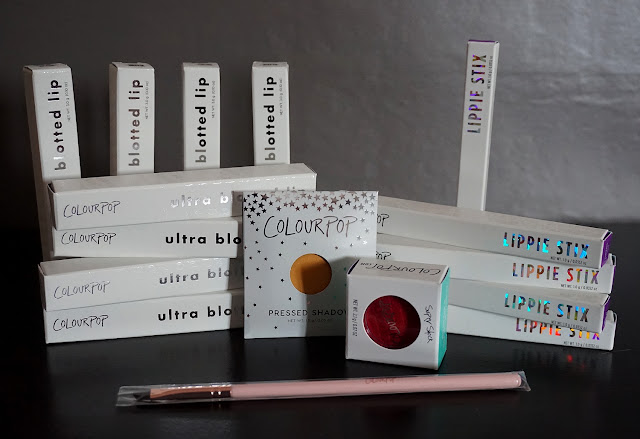 Haul Colourpop Blotted Lip, Lippie Stix, Super Shock Shadows, Pressed Shadows