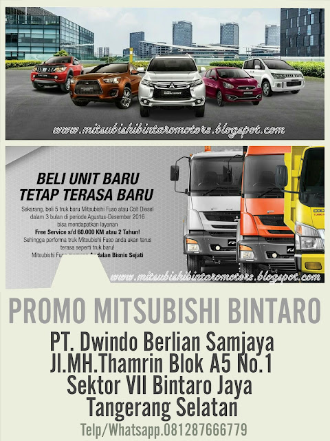 Info Harga Promo dan Kredit Mitsubshi Bintaro