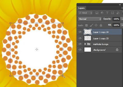  Melihat banyaknya vector bunga yang bertebaran di internet Cara Membuat Bunga Matahari Dengan Photoshop