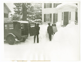 Removing victim from scene of Dartmouth tragedy. Authorities shown removing the body of Edward Moldenke from the Theta Chi fraternoty house at Hanover, NH February 26, where he and eight of his fraternoty brothers were killed the night of February 26 by carbon monoxide poisoning. Investigation revealed that a slight explosion in the furnace had broken the flue pipe and allowed the fumes fo the gas to penetrate the basement and upper floors fo the house, killing the men in their sleep. Associated Press Photo From New York please use credit.  