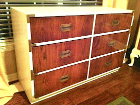 Two tone campaign dresser by Dixie