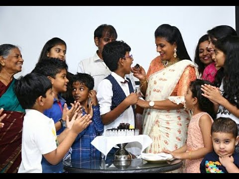 Actress Roja Selvamani Celebrated Her Son Kaushik S Birthday Indian Celebrity Events