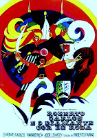 Cartaz do Filme Roberto Carlos e o Diamante Cor de Rosa, de Roberto Farias (1968) com Roberto, Erasmo e Wanderlea