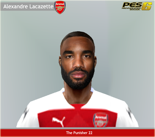 Faces Alexandre Lacazette by | **The Punisher**