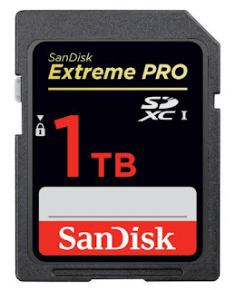 sandisk's 1TB Memory card 