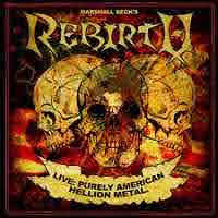 pochette Marshall Beck's REBIRTH live : american hellion metal, new edition, EP 2022