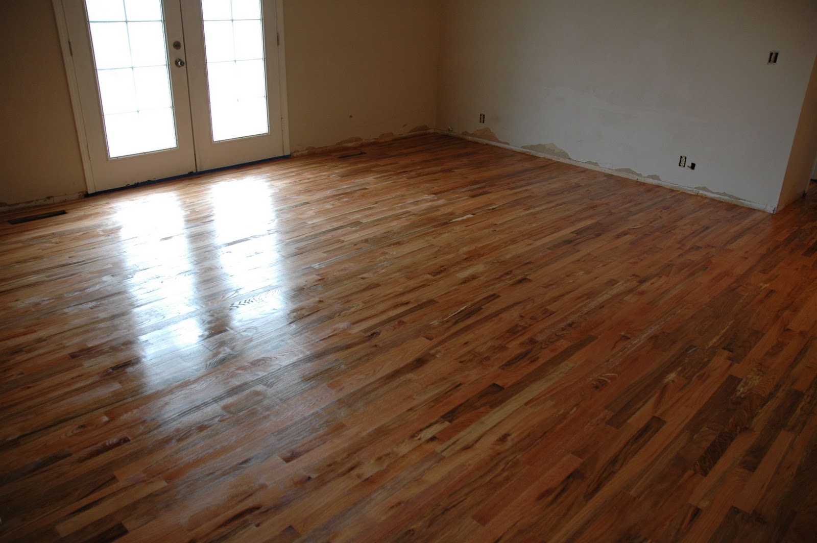 Remodelaholic How To Finish Solid Wood Flooring Step by 