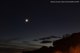 Saturno, la Luna y Venus en Sagitario