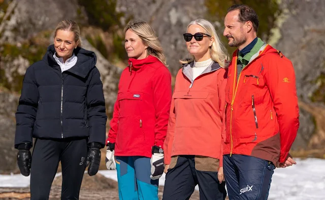 Crown Prince Haakon and Crown Princess Mette-Marit visited the Norwegian People's Aid organization