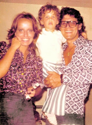 Regina Alcover y su familia (Joe Danova y Gian Marco) 