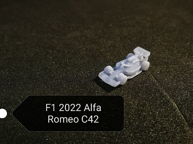 Coche Alfa Romeo C42 para juego de mesa Formula D