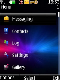 Ray of Light Nokia s40v3 theme