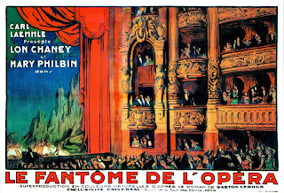 LE FANTÔME DE L'OPÉRA. Cartelera. Francia. EL FANTASMA DE LA ÓPERA. The Phantom of the Opera. 1925. Estados Unidos. Dirección: Rupert Julian. Reparto: Lon Chaney, Mary Philbin, Norman Kerry, Snitz Edwards, Gibson Gowland, Arthur Edmund Carewe, John St. Polis, Mary Fabian, Virginia Pearson.