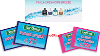 Logo ''Fai la spesa con Breeze'' e vinci buoni spesa Ipersoap da 20€ e 250€