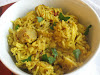 Basmati Rice Spiked with Chickpea Flour Dumplings