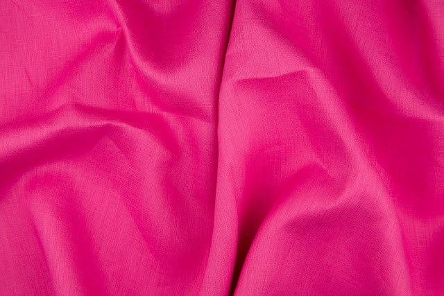 Fuchsia Handkerchief Linen Fabric