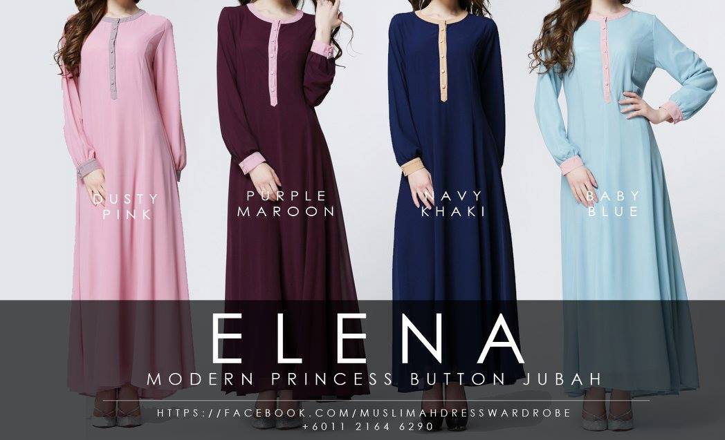  Jubah  Dress Cantik  dan Murah Blog Sihatimerahjambu