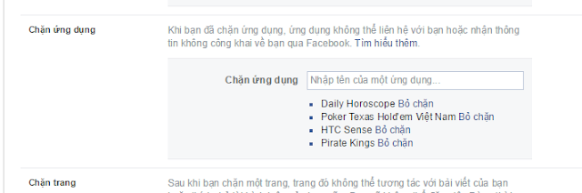 Chọn game hay ứng dụng cần chặn