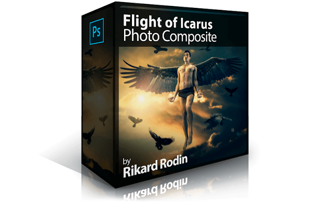 Flight of Icarus Photo Composite