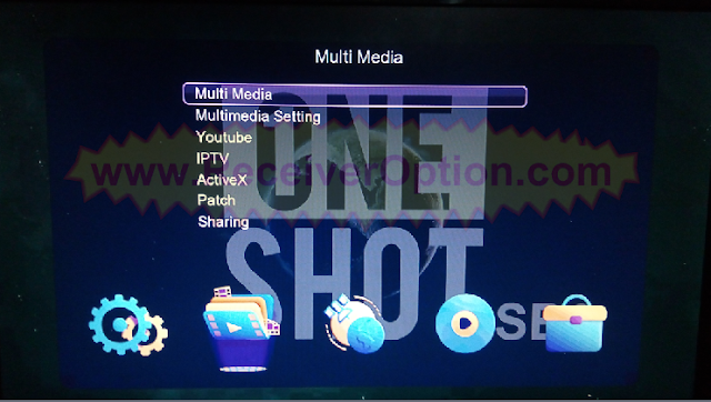 ONE SHOT SB6 PLUS 1506TV NEW SOFTWARE WITH ECAST & ACTIVEX OPTION