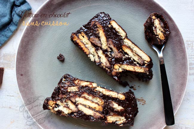 Gateau Au Chocolat Sans Cuisson Facile Et Rapide Il Etait Une Fois La Patisserie