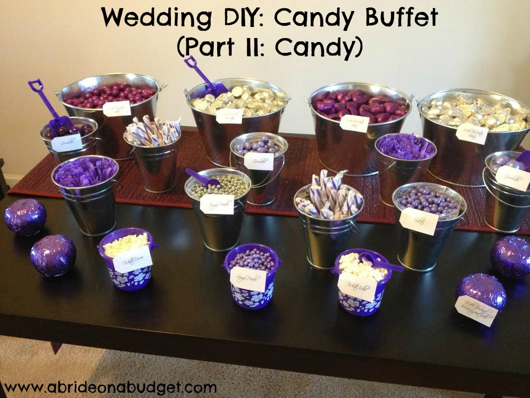 Planning a wedding candy buffet? Figuring out how much candy and chocolate is needed can be confusing. Get all the answers from www.abrideonabudget.com.