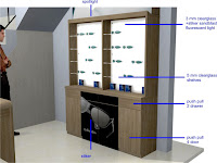 Furniture Interior Untuk Toko Kacamata / Eyewear Display Showcase