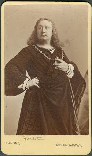 A photograph of Charles Fechter dressed as Hamlet.